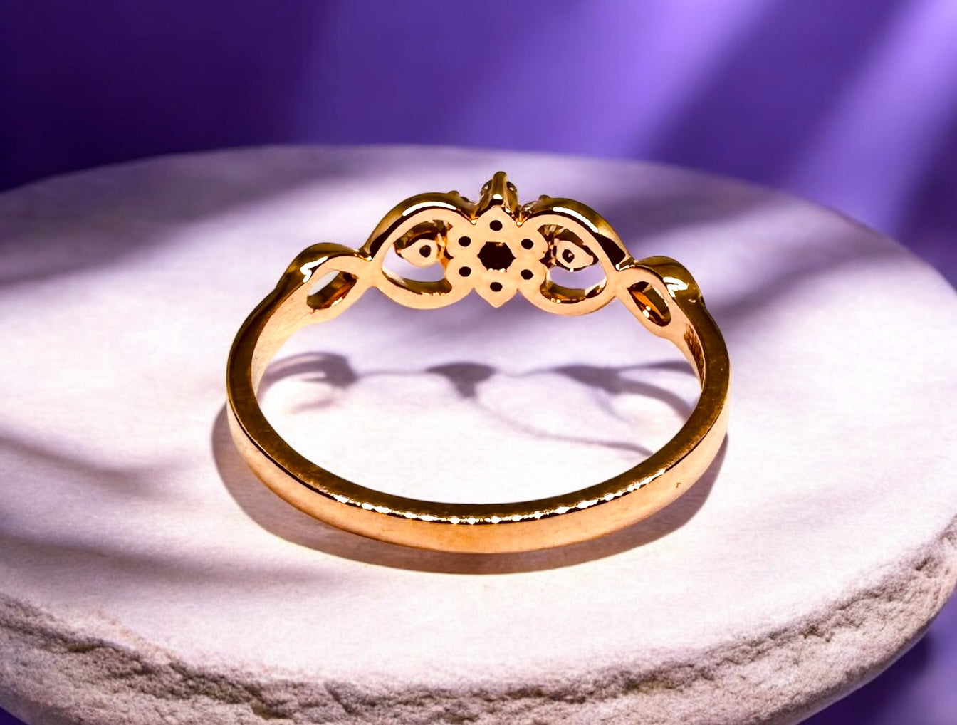 Elegant Spark Ring