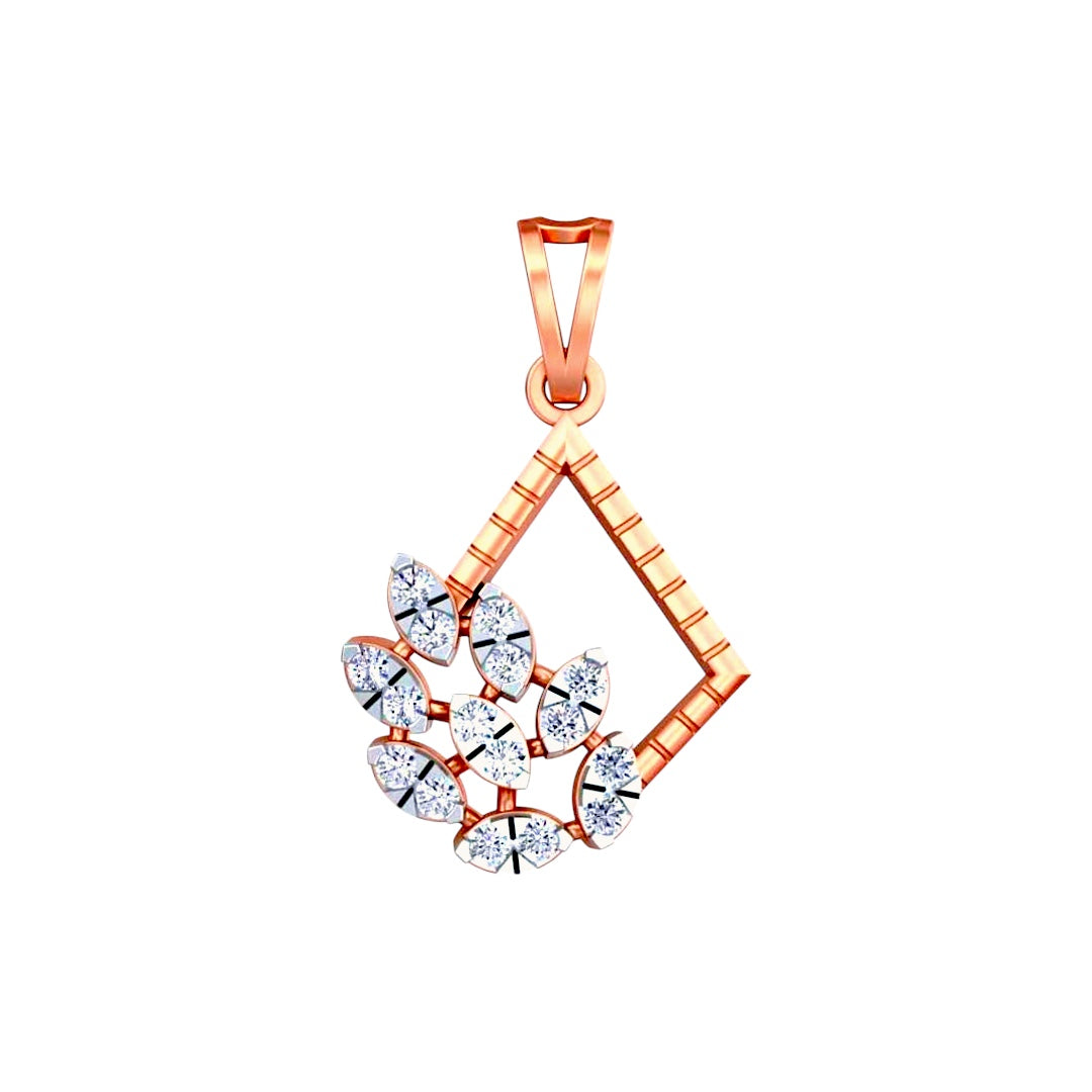 Stellar Radiance Diamond Pendant