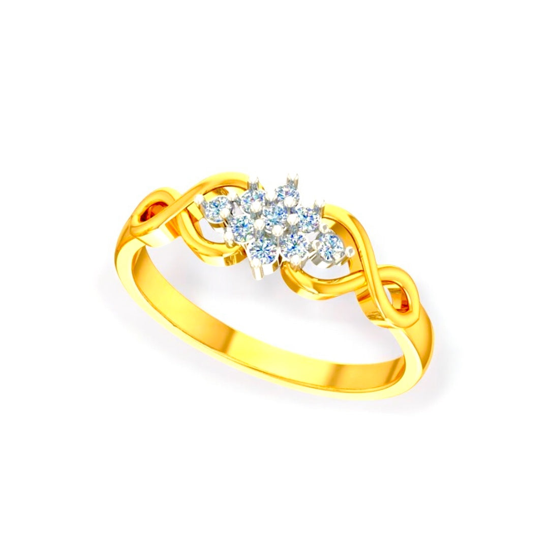 Elegant Spark Ring