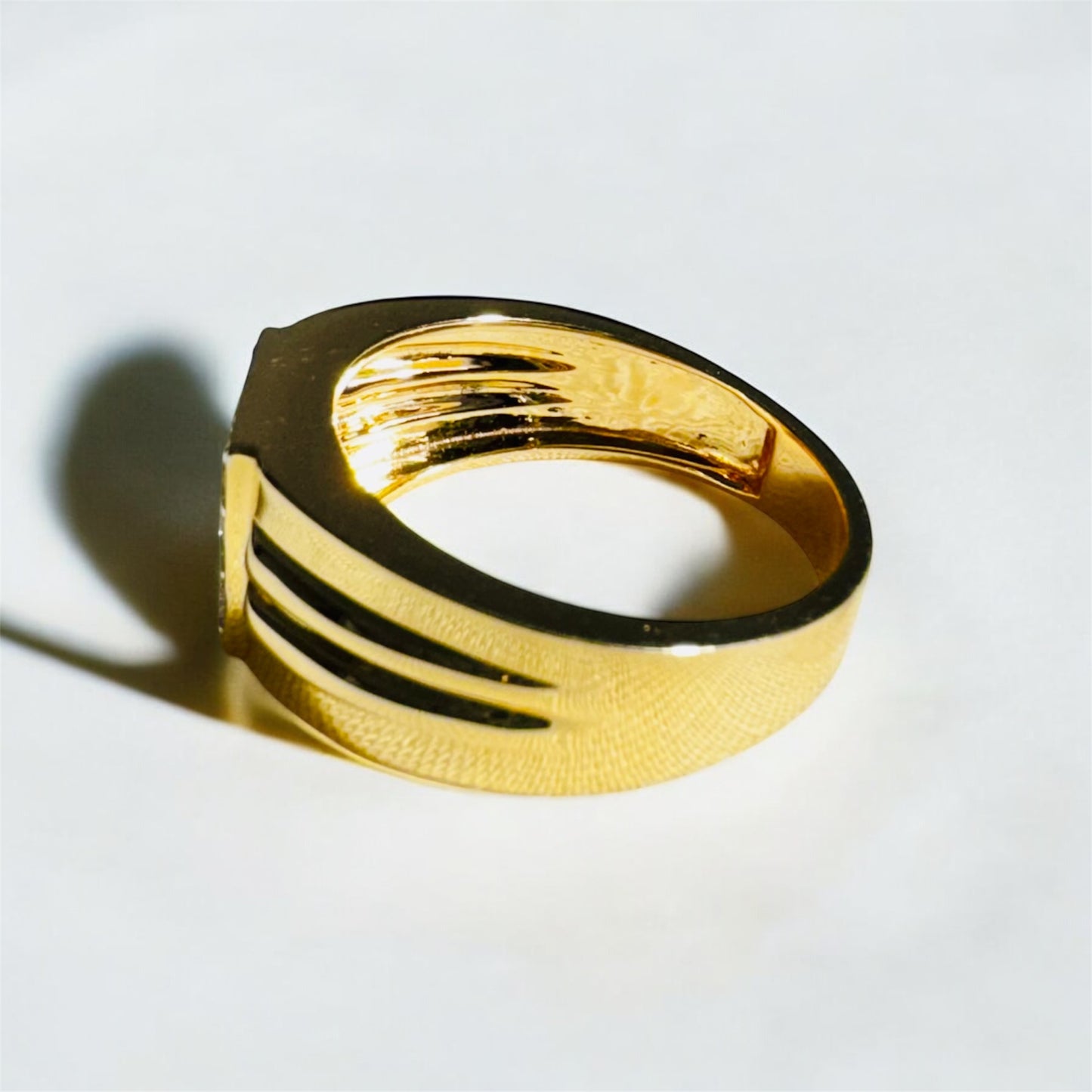 Bold Edge Diamond Ring