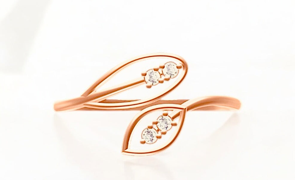 Stylish Oval Diamond Finger Ring