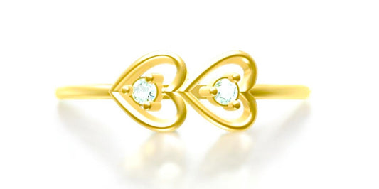 Heart Shape Diamond Finger Ring