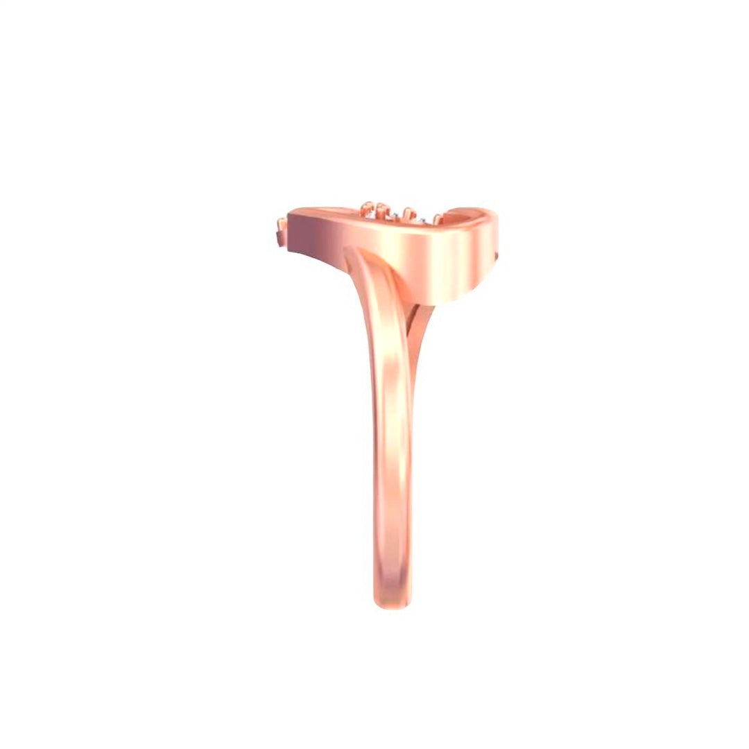 Cherished Heart Shape Diamond Ring