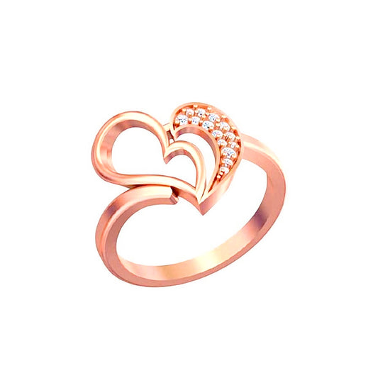 Heart Shape Glow Diamond Ring