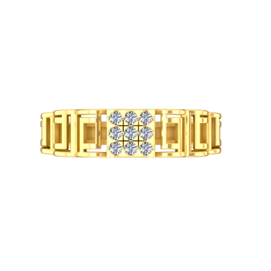 Noble Edge Diamond Ring