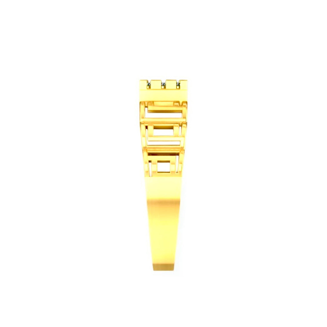 Noble Edge Diamond Ring