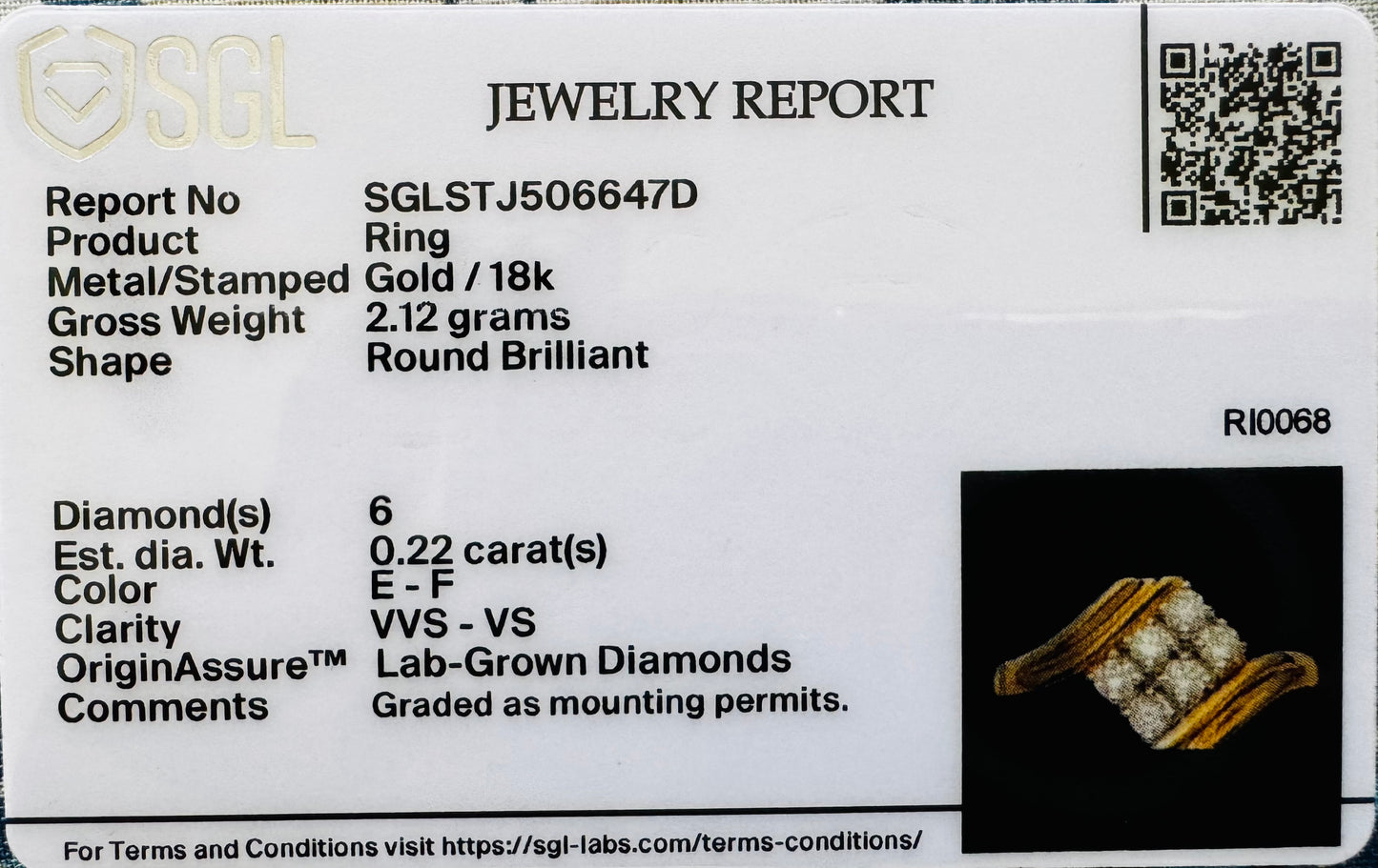 Glimmering Grace Diamond Ring